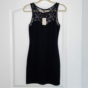 Forever 21 Black Laced Mini Dress